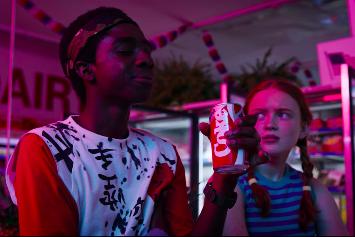 stranger things coca cola brand content